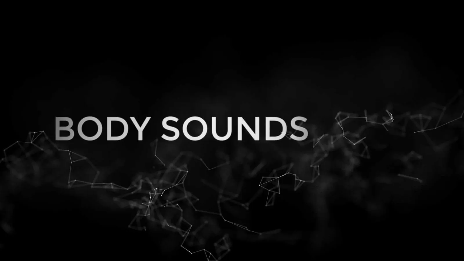Visualisierte Sensordaten aus Body Sounds