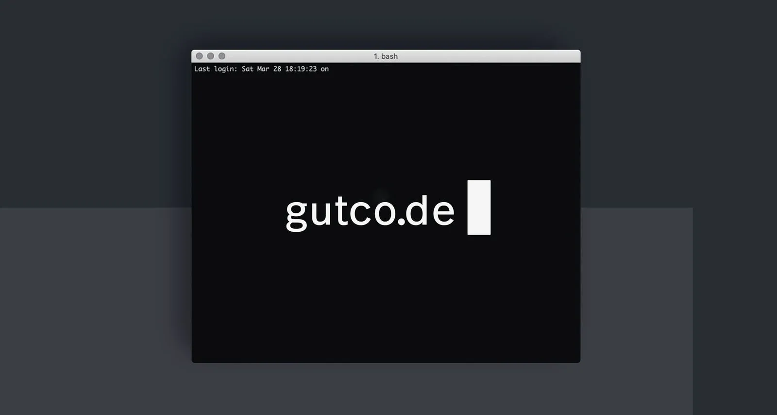 Markenauftritt gutco.de mit Cursor-Signet