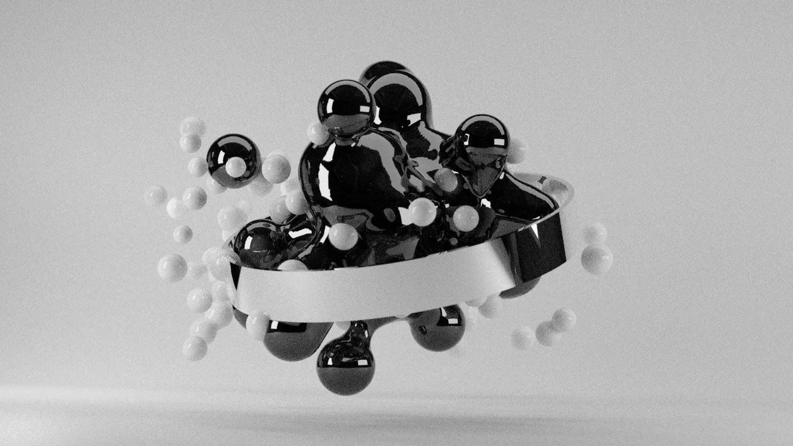 Abstraktes 3D-Objekt