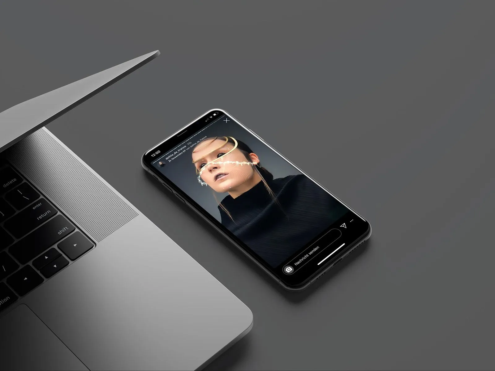 Instagram-AR-Filter für Delhia de France, Bild 3