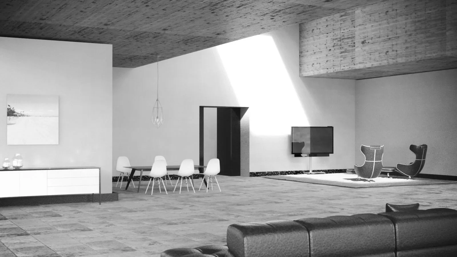 3D-Visualisierung eines Innenraums, Bild 4