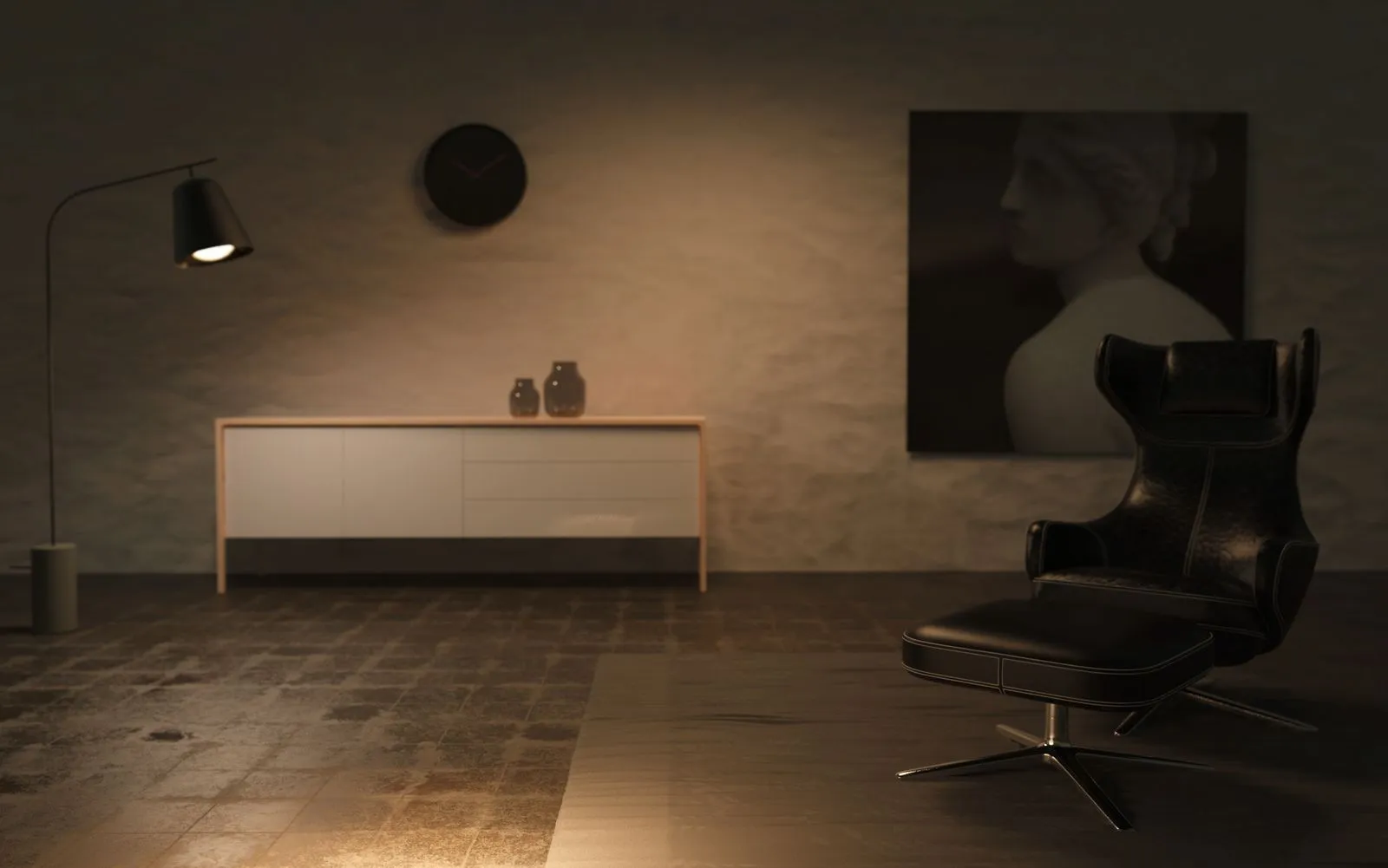 3D-Visualisierung eines Innenraums, Bild 5