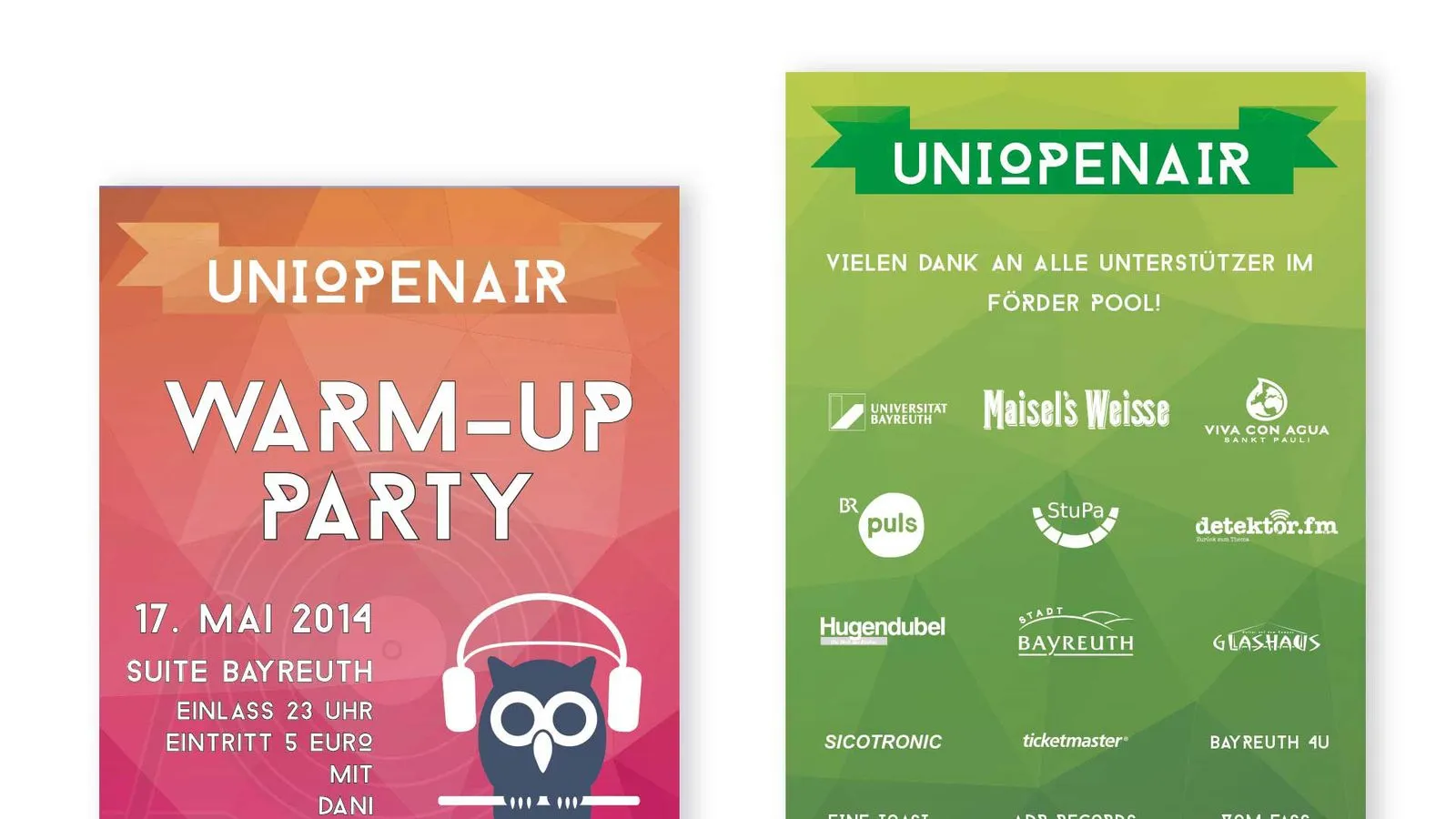 Logo und Print für das Uni Open Air 2014, Bild 5