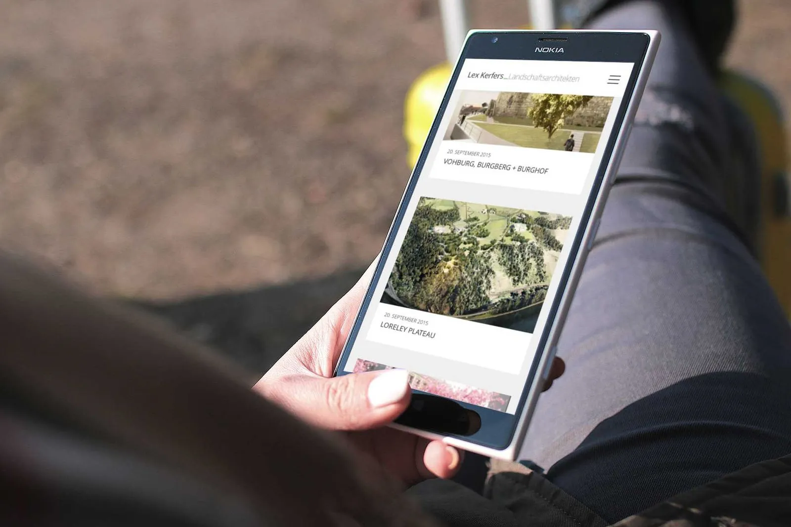 Website von Lex Kerfers Landschaftsarchitekten, Bild 7