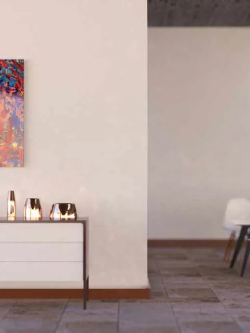 3D-Visualisierung eines Innenraums
