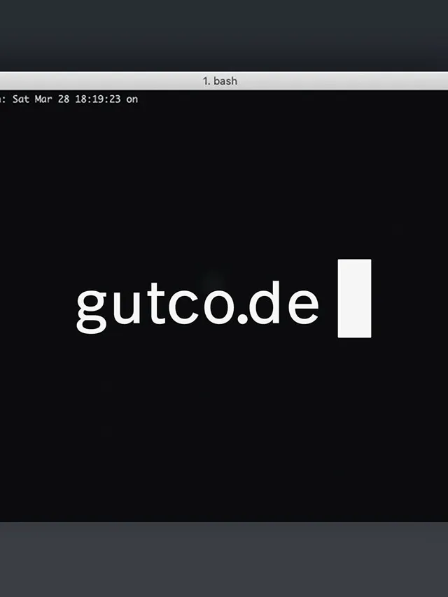 Markenauftritt gutco.de mit Cursor-Signet